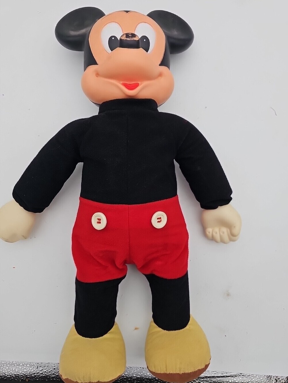 Vintage Hasbro Walt Disney Productions 19 1/2" Tall Marching Mickey Mouse